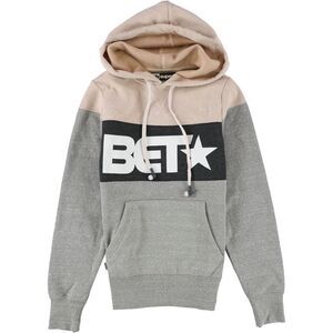 HoodieBuddie Womens Supersound BET Headphones Hoodie Sweatshirt, Grey, NWT